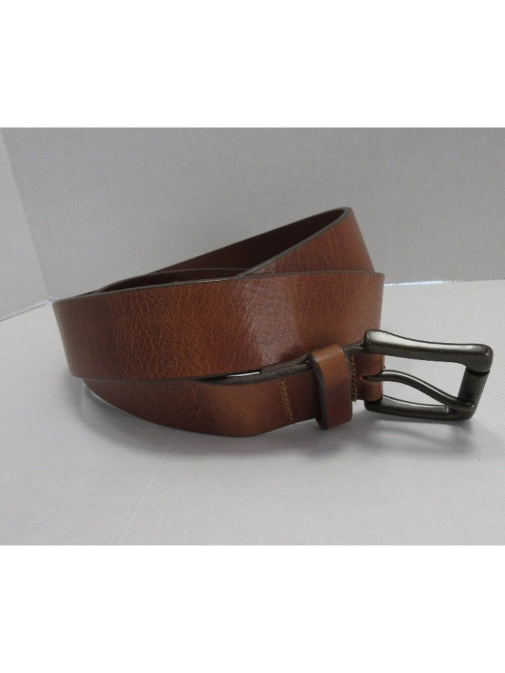 Banana Republic Belt 44 Cognac Genuine Italian Leather Classic Buckle